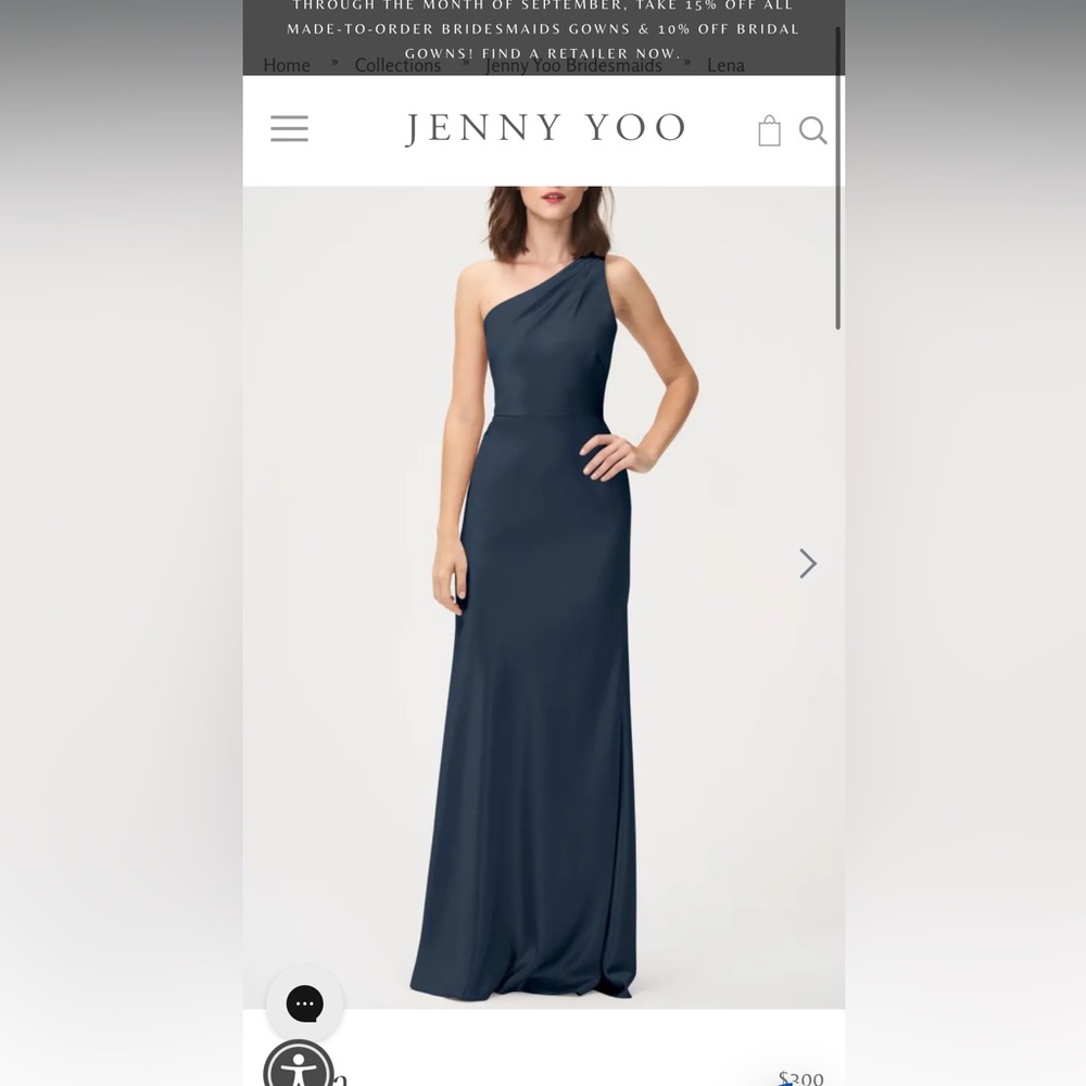 Jenny Yoo Blue bridesmaid dress